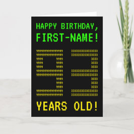 おもしろいオタク系の、ネディ「93歳！」 誕生日カード カード