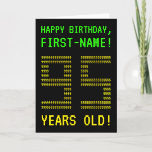 おもしろいオタク系の、ネディ「95歳！」 誕生日カード カード
