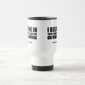 おもしろいオックスフォードコンマ文法ユーモアカスタム先生 トラベルマグ (中央)