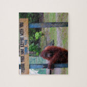 おもしろいオランウータンが付いているくず印無し ジグソーパズル (縦)