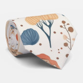 おもしろいオレンジオータムマッシュルームガーデンタイ ネクタイ (ロール)