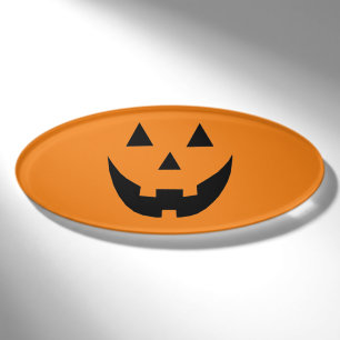 おもしろいオレンジカボチャハロウィーンのカボチャのちょうちんハロウィーン 名札