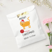 おもしろいオレンジキャットミオウィクリスマスフェイスバッグ フェイバーバッグ (封をした状態)