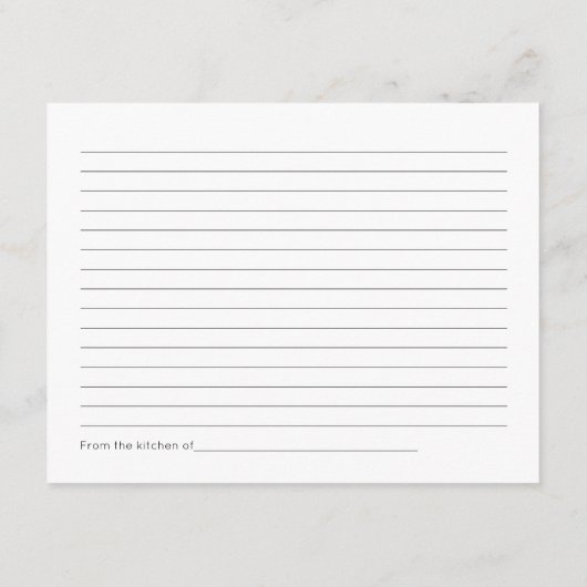 おもしろいオレンジシトラステーマピンクフローラレシピ エンクロージャーカード (裏面)