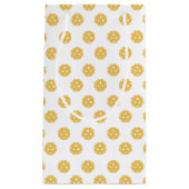 おもしろいオレンジピックボール柄ギフト スモールペーパーバッグ (正面)