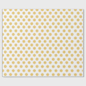 おもしろいオレンジピックボール柄ギフト ラッピングペーパー (フラット)