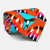 おもしろいオレンジファッション ネクタイ (ロール)