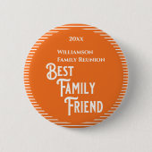 おもしろいオレンジファミリーフレンド懇親会賞 缶バッジ (正面)