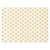 おもしろいオレンジ色のピックボールパターン テーブルクロス (正面(横))