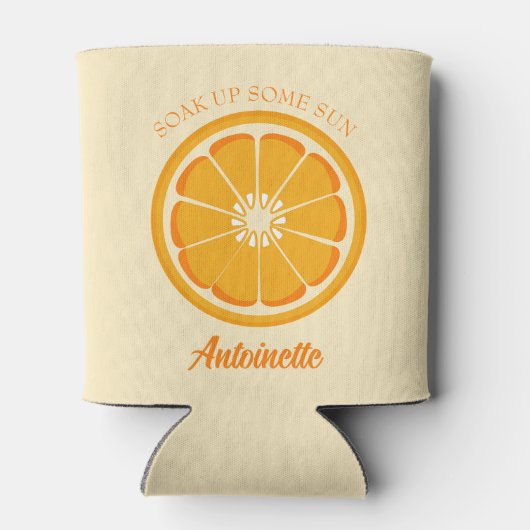 おもしろいオレンジ 缶クーラー (裏面)