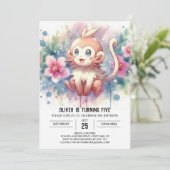 おもしろいオンラインモンキー誕生日 招待状 (スタンド正面)