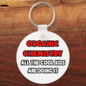 おもしろいオーガニックChemist Shirts and Gives キーホルダー (正面)