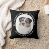 おもしろいオージーv妻の枕 クッション (ブランケット)