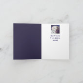 おもしろいオーバーザヒルオールドエイジ誕生日ユーモア犬 カード (内部)