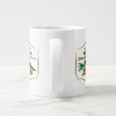 おもしろいオールドファッションドグリスウォルド家族クリスマス ジャンボコーヒーマグカップ (裏面)