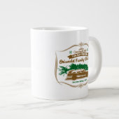 おもしろいオールドファッションドグリスウォルド家族クリスマス ジャンボコーヒーマグカップ (正面右)