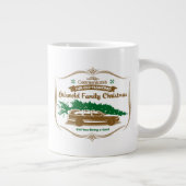 おもしろいオールドファッションドグリスウォルド家族クリスマス ジャンボコーヒーマグカップ (右)