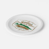 おもしろいオールドファッションドグリスウォルド家族クリスマス ペーパープレート (アングル)