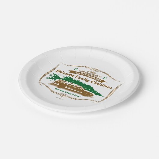 おもしろいオールドファッションドグリスウォルド家族クリスマス ペーパープレート