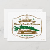 おもしろいオールドファッションドグリスウォルド家族クリスマス ポストカード (正面/裏面)
