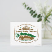 おもしろいオールドファッションドグリスウォルド家族クリスマス ポストカード (スタンド正面)