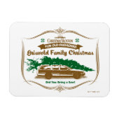 おもしろいオールドファッションドグリスウォルド家族クリスマス マグネット (横)