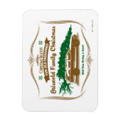 おもしろいオールドファッションドグリスウォルド家族クリスマス マグネット (縦)