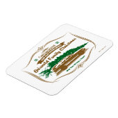 おもしろいオールドファッションドグリスウォルド家族クリスマス マグネット (左側)