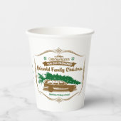 おもしろいオールドファッションドグリスウォルド家族クリスマス 紙コップ (正面)