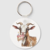 おもしろいオールドヤゴオーバーザヒルカスタム誕生日 キーホルダー (裏面)