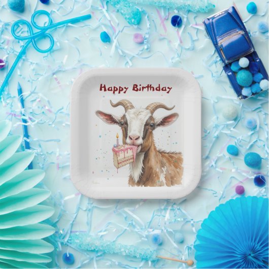 おもしろいオールドヤゴオーバーザヒル誕生日 ペーパープレート (パーティー)