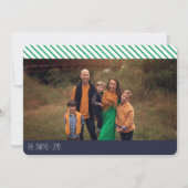 おもしろいオールファッションドドファミリークリスマス写真コラージュ シーズンカード (正面)