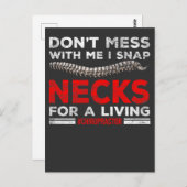 おもしろいカイロプラクター引用文カイロプラクティックブレークボーン ポストカード (正面/裏面)