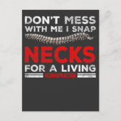 おもしろいカイロプラクター引用文カイロプラクティックブレークボーン ポストカード (正面)