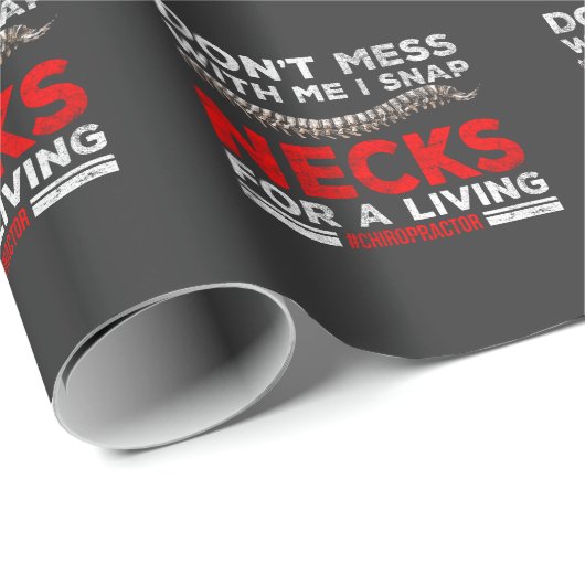 おもしろいカイロプラクター引用文カイロプラクティックブレークボーン ラッピングペーパー (ロールコーナー)