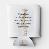 おもしろいカイロプラクター 缶クーラー (裏面)