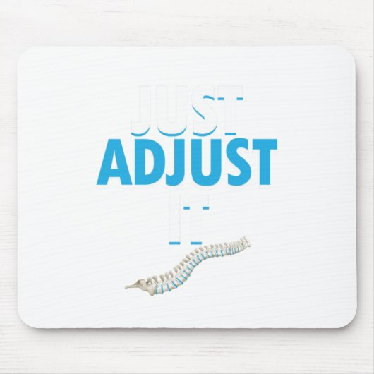 おもしろいカイロプラクターItスパインドクターフィーを調整 マウスパッド (正面)