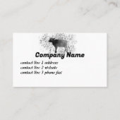 おもしろいカウアートグレーとホワイトウォーターの色のスプラッ絵を描プ 名刺 (裏面)