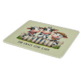 おもしろいカウガール オーダーメイド カッティングボード (角)
