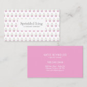 おもしろいカウトユニコーンレインボーカップケーキ名刺 名刺 (正面/裏面)