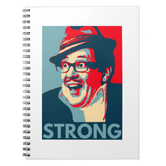 おもしろいカウントArthur Strong spiral notebook ノートブック