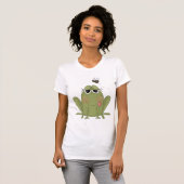 おもしろいカエルTシャツ Tシャツ (正面フル)