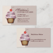 おもしろいカカスタムップケーキベーカリー名刺 名刺 (正面/裏面)