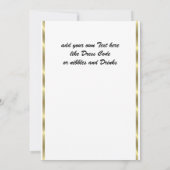 おもしろいカクテルパーティの招待状 招待状 (裏面)