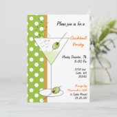 おもしろいカクテルパーティの招待状 招待状 (スタンド正面)