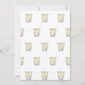 おもしろいカクテル大人の誕生日の招待のsip 招待状 (裏面)