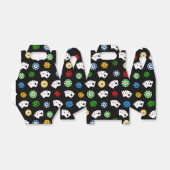 おもしろいカジノパターンパーティーの好意ボックス フェイバーボックス (折り畳みなし)