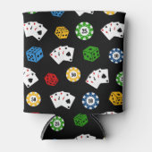 おもしろいカジノ賭博パターンのクーラー 缶クーラー (正面)