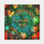 おもしろいカスタマイズ独自の感光かわいらし磁石 マグネット (正面)