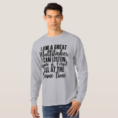 おもしろいカスタマイズ男子Tシャツ Tシャツ (正面フル)